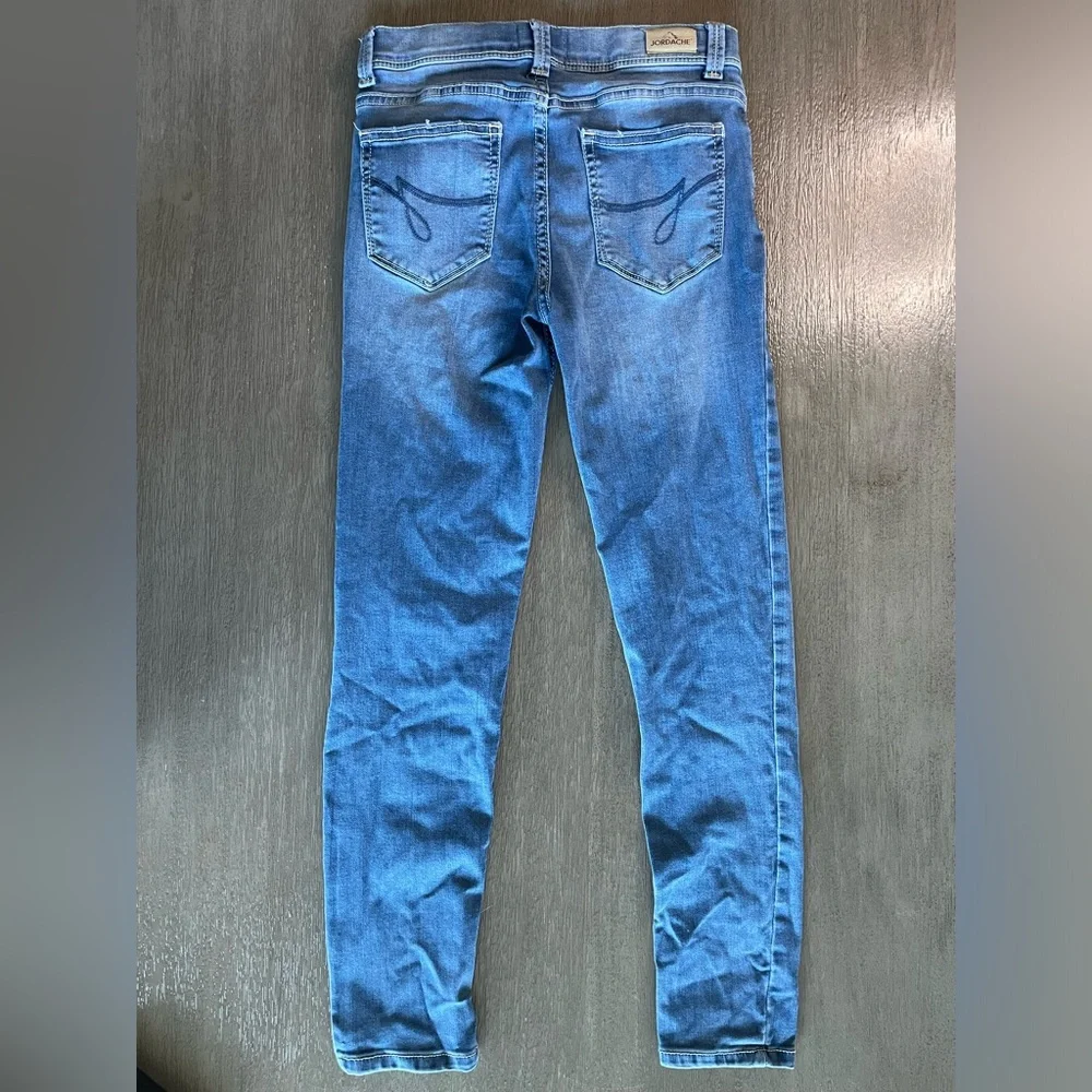 Jordache Skinny Blue Denim Jeans Kids Girls 14